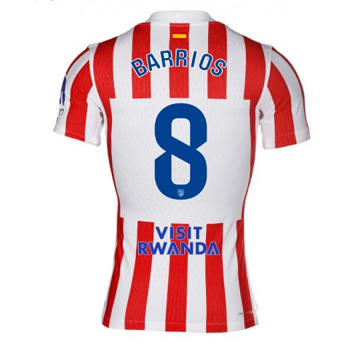 Atletico Madrid Pablo Barrios #8 Replika Hemmatröja 2025-26 Kortärmad Atletico Madrid Pablo Barrios #8 Replika Hemmatröja 2025-26 Kortärmad